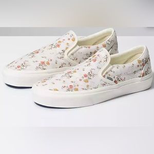 Vans Classic Slip-On Vintage Floral Marshmallow Sz. 11 New in Box